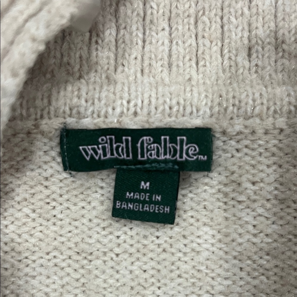 Wild Fable Cream Knit Sweater - Picture 2 of 3